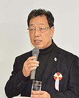 乾　杯　作花幸一　松影会会長