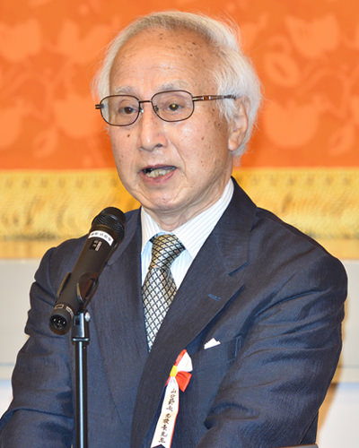 来賓挨拶 山口 節夫元校長先生(第20代)