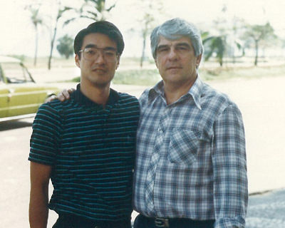 1982初めてブラジル訪問。カップテスターのマネコ氏と