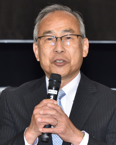 来賓挨拶 林 啓司元校長(第27代)