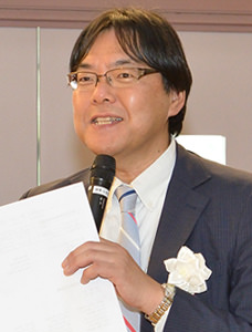 会長挨拶　道谷　卓　会長　（35回生）