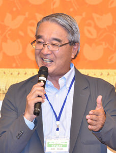 閉会　萩原　孝治郎　相談役　（24回生）