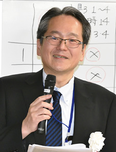 閉会 挨拶 山本 雅哉 新副会長(33回生)